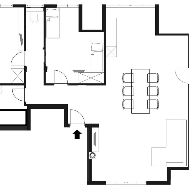 Apartments Jesse - Großes Apartment mit 2 Schlafzimmern und einem Balkon - 2