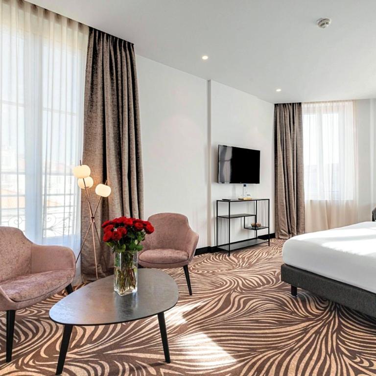 Hôtel Apollinaire Nice - Suite Lit King-Size avec Canapé-Lit - 3