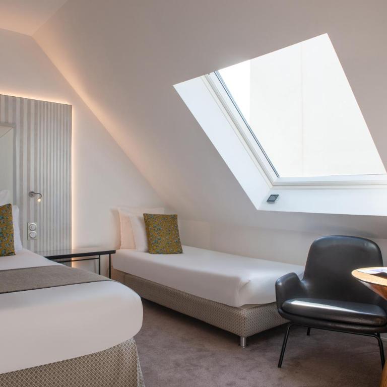 Le Parisis - Paris Tour Eiffel - Chambre Triple Privilège - Vue sur Cour ou sur Rue - 7