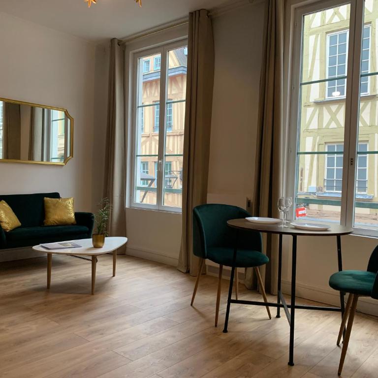 Studio N°2 Plein coeur de Rouen - Appartement 1 Chambre - 2