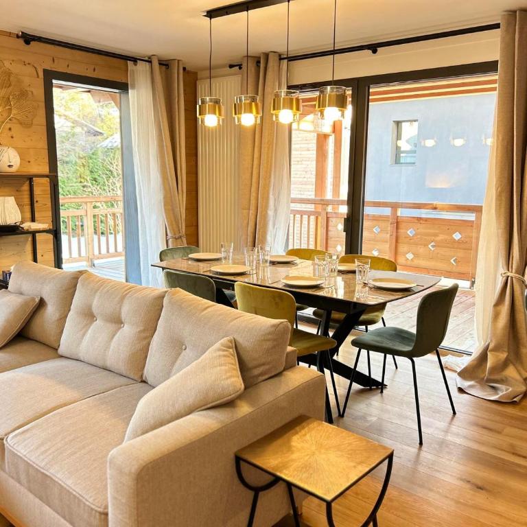 Les Gets - Moderne appartement, 1.5km du centre, 400m des pistes, terrasse, 2 chambres, WiFi, parking - FR-1-623-339 - Appartamento - 11