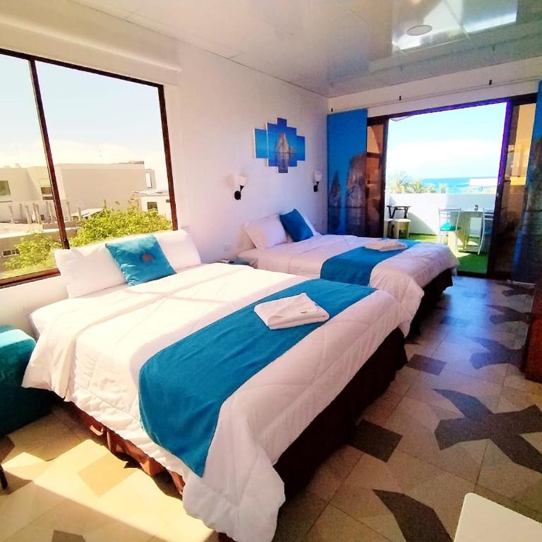 Hostal Gosén - Habitación Doble Superior con vistas al mar - 2 camas - 2