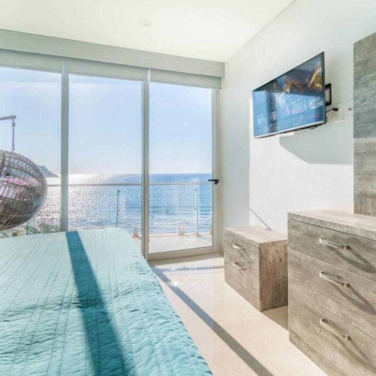 Lujoso Depa al Pie de la Playa Camino al Mar - Two-Bedroom Apartment - 11