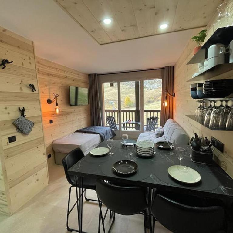 f2 28 m2 n°405 5 personnes ski au pied/piscine - Appartement 1 Chambre - 18