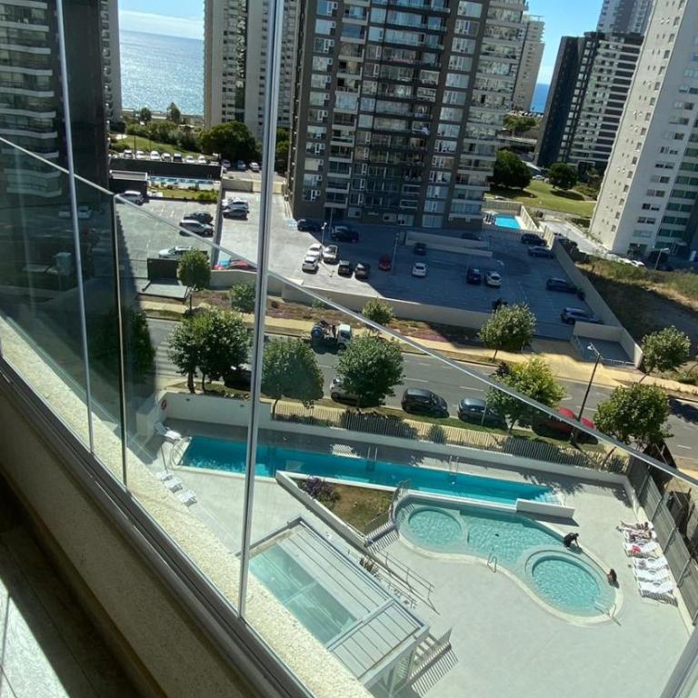 Hermoso y comodo Departamento con vista al mar, costas de montemar - Apartamento de 2 dormitorios - 4
