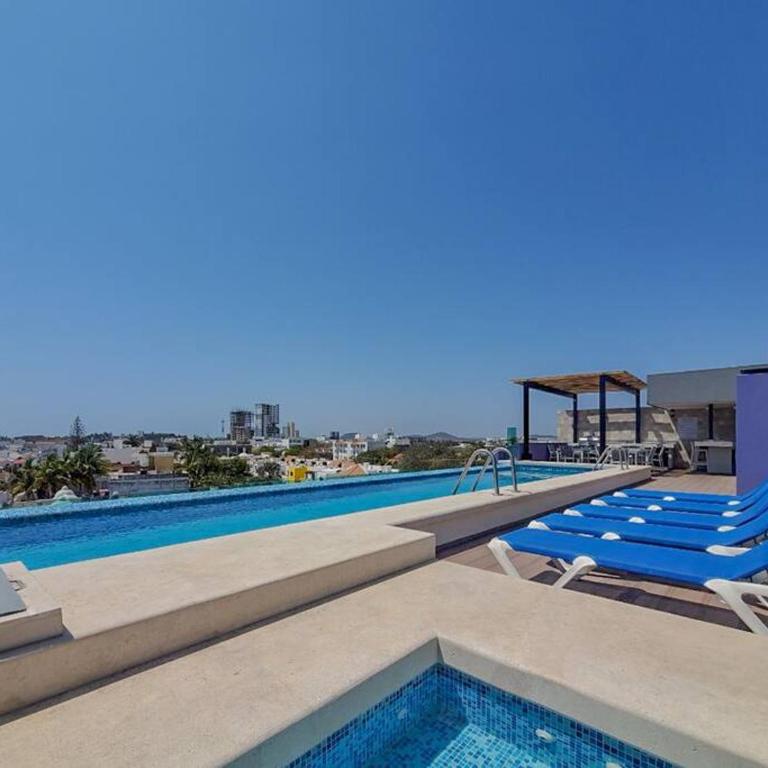 Penthouse Con Terraza en Zona Dorada - Two-Bedroom Apartment - 4