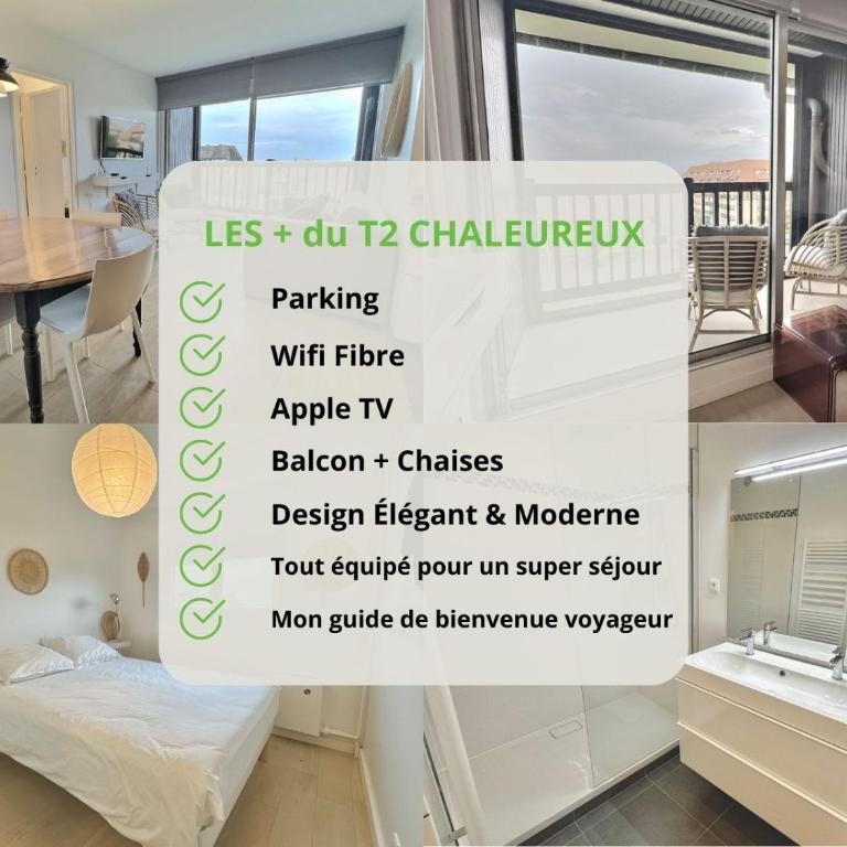 Moderne T2, bord de mer, Parking & Wifi gratuit - One-Bedroom Apartment - 10