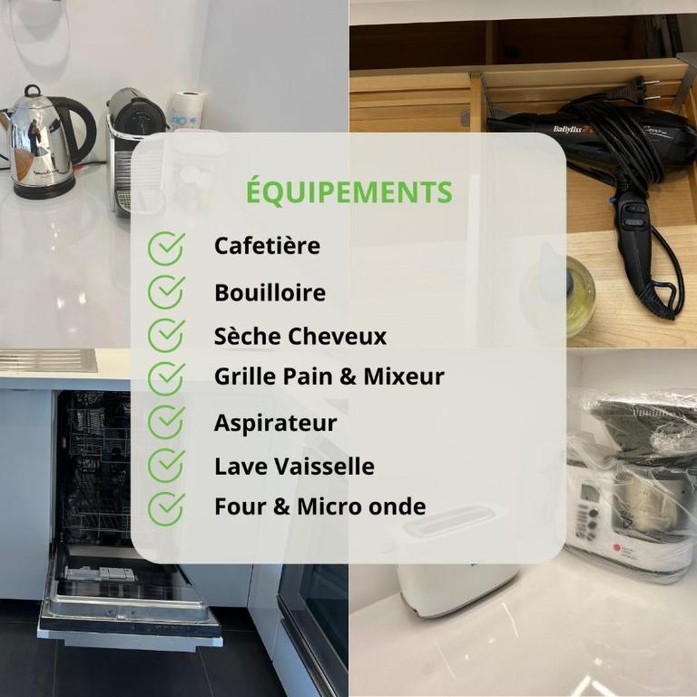 Moderne T2, bord de mer, Parking & Wifi gratuit - One-Bedroom Apartment - 11