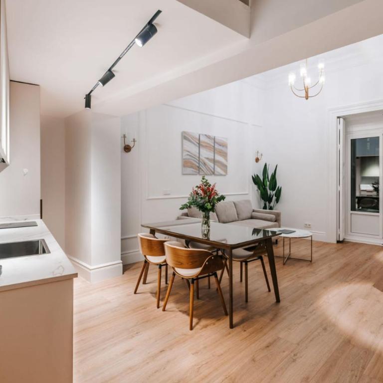 Stunning Apartment near Gran Via Metro - One-Bedroom Apartment with Gallery - 1