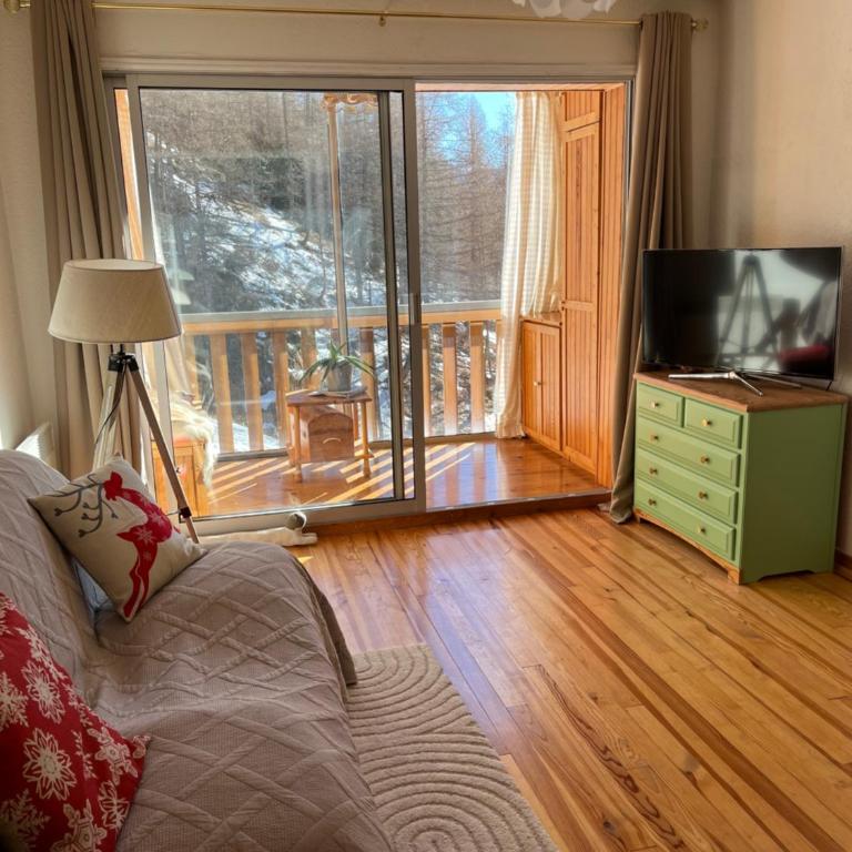 Grand studio avec véranda La Foux d'Allos - Appartement 1 Chambre - 5