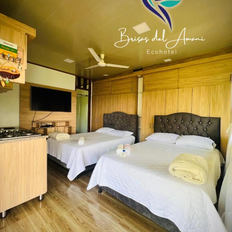 EcoHotel Brisas del Amani - Habitación Doble - 2 camas - 4