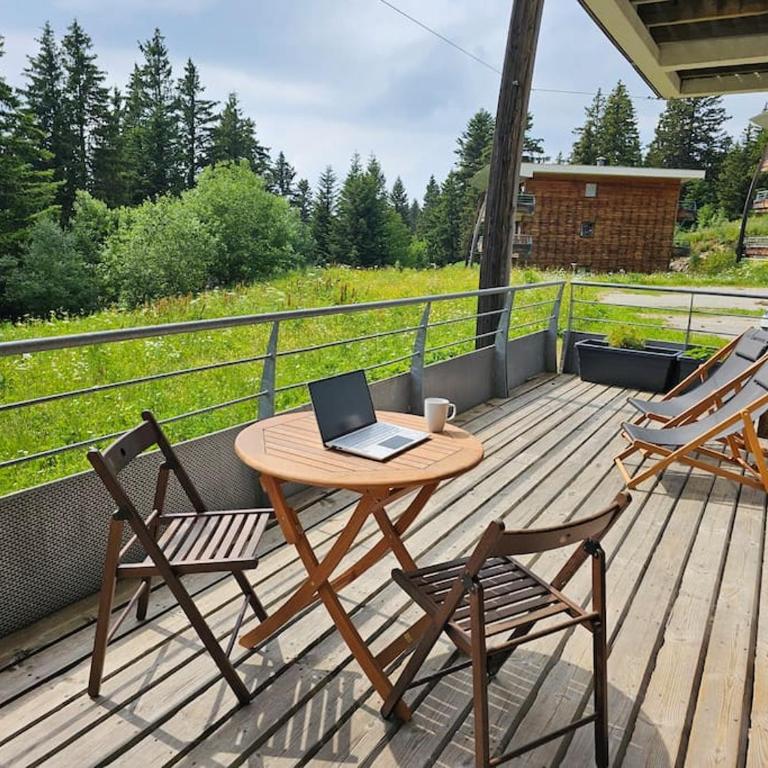 Chamrousse, 50m piste, wifi +, terrasse vue sapins - Apartment mit 2 Schlafzimmern - 5