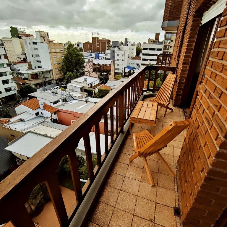 Departamento Espectacular 4 personas monoambiente con balcón. WIFI, EQUIPADO TV, Balcón, Gran vista - One-Bedroom Apartment - 10