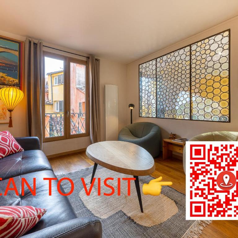 Spacious and bright flat close to the beach : heart of old Nice - Deluxe Suite - 6