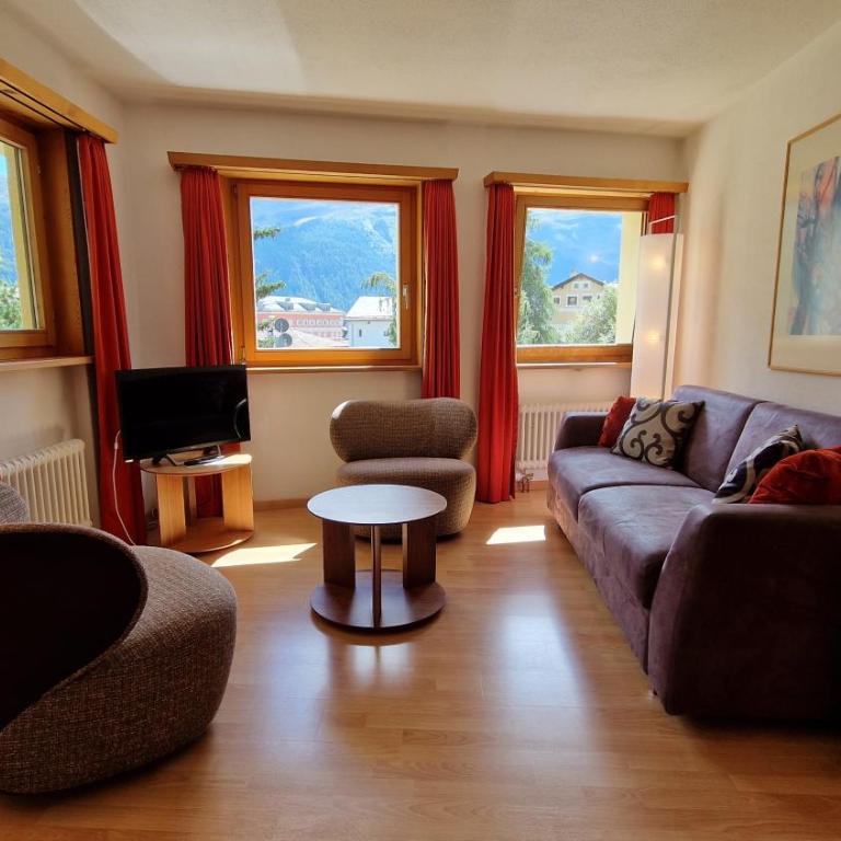Chesa Bellaval, Haus la Vuolp 2 1 2-Zimmerwohnung - Apartment mit Blick auf die Berge - 3