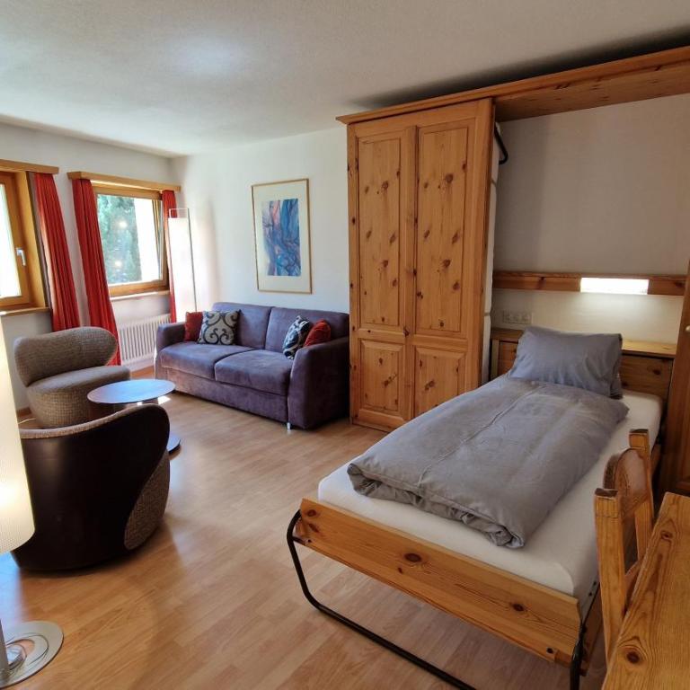 Chesa Bellaval, Haus la Vuolp 2 1 2-Zimmerwohnung - Apartment mit Blick auf die Berge - 5