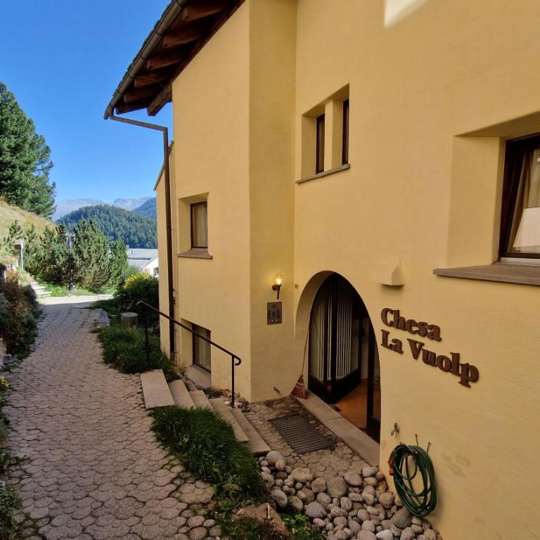 Chesa Bellaval, Haus la Vuolp 3 1 2-Zimmerwohnung - Apartment mit Blick auf die Berge - 19