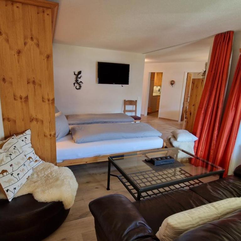 Chesa Bellaval, Haus la Vuolp 2 1 2-Zimmerwohnung - Apartment mit Blick auf die Berge - 7