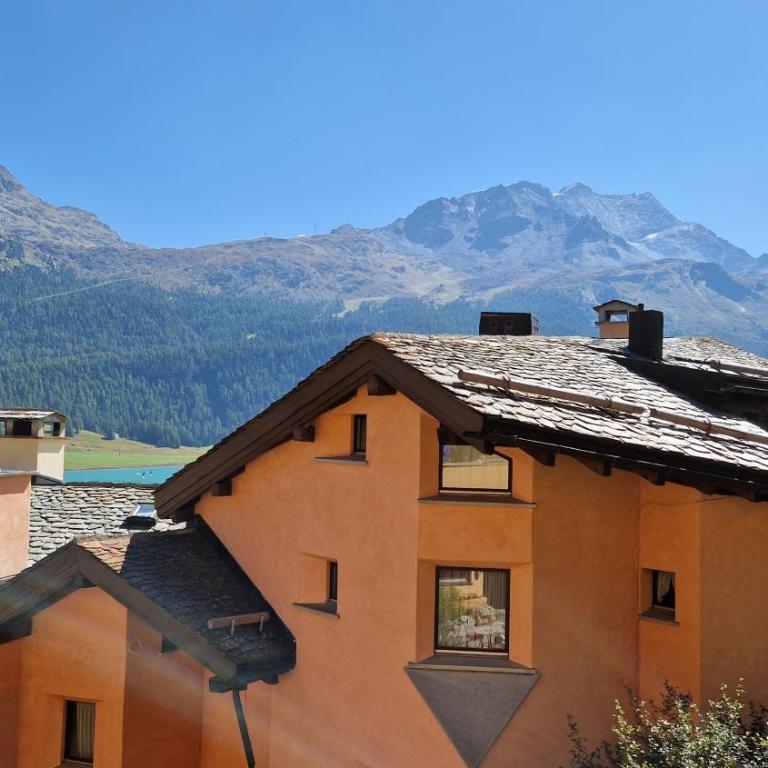 Chesa Bellaval, Haus Rizza Zwei Zimmerwohnung - Apartment mit Blick auf die Berge - 12