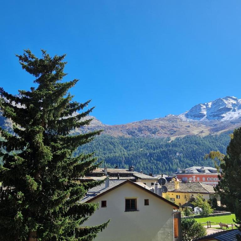Chesa Bellaval, Haus la Vuolp 2 1 2 - Zimmerwohnung - Apartment mit Blick auf die Berge - 17