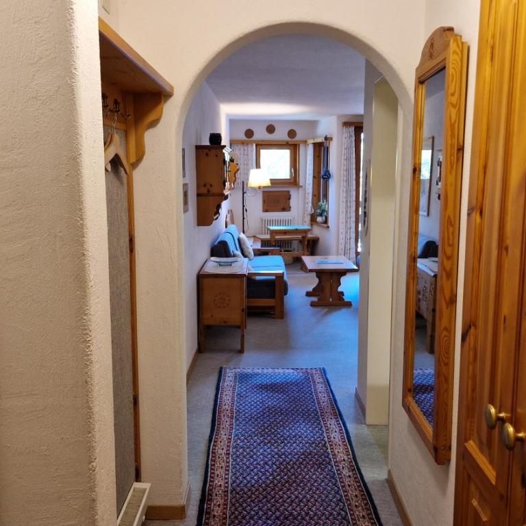 Chesa Bellaval, Haus la Vuolp 2 1 2 - Zimmerwohnung - Apartment mit Blick auf die Berge - 19