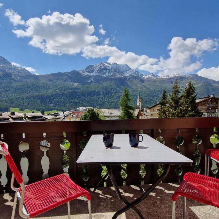 Chesa Bellaval, Haus Leivra 2 1 2-Zimmerwohnung - Apartment mit Blick auf die Berge - 14