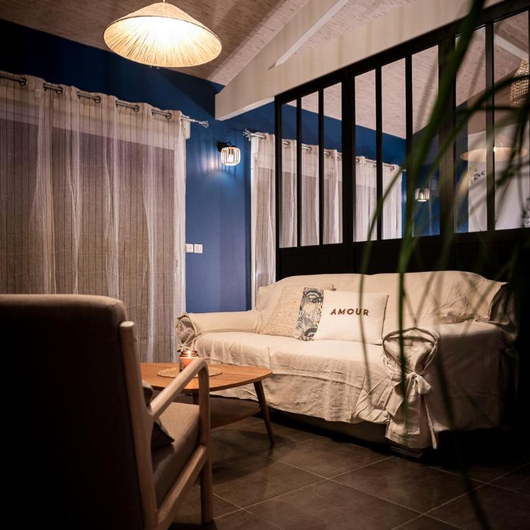 Villa Eden Bleu - Piscine et jacuzzi privé - Logement classé 4 étoiles - Maison de Vacances - 50