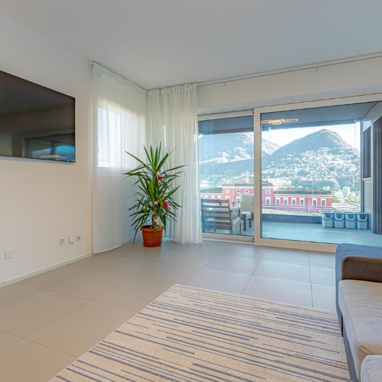 IMPERIAL of LUGANO 3 with a lake view behind the station and 10 min from the lake of Lugano - Appartamento con Vista Lago - 9