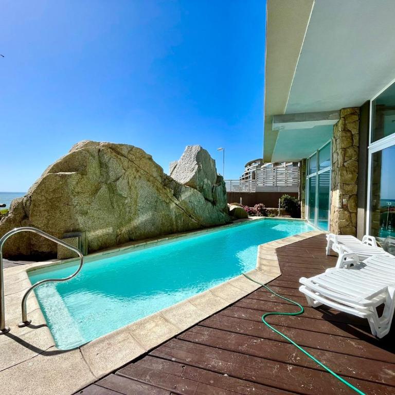 Hermoso Depto, 1Linea Roca Mar Sector Costa Brava - Apartamento de 1 dormitorio - 90