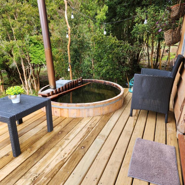 Cabaña Hot Tub Molulco Chiloe - One-Bedroom Apartment - 24