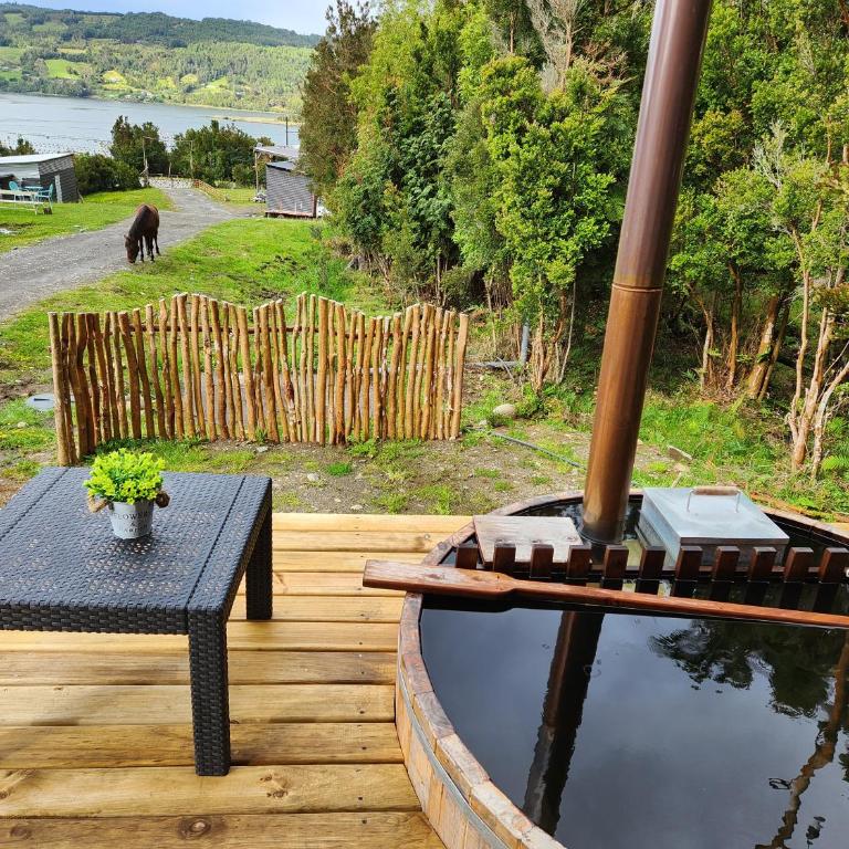 Cabaña Hot Tub Molulco Chiloe - One-Bedroom Apartment - 23