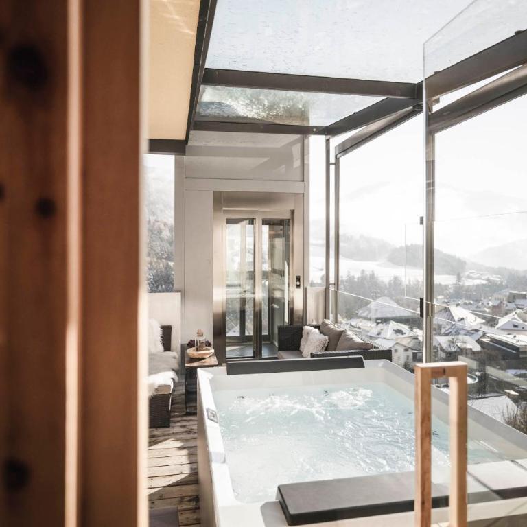 Dolomites Alpin Penthouse, 90qm, privat Sauna - privat Whirlpool - Penthouse-Apartment - 38