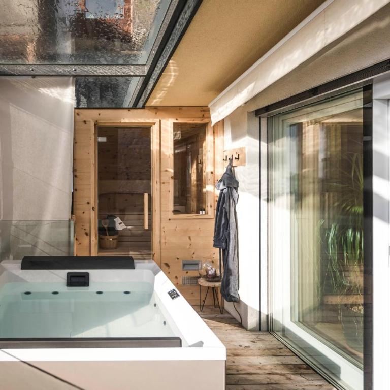 Dolomites Alpin Penthouse, 90qm, privat Sauna - privat Whirlpool - Penthouse-Apartment - 41