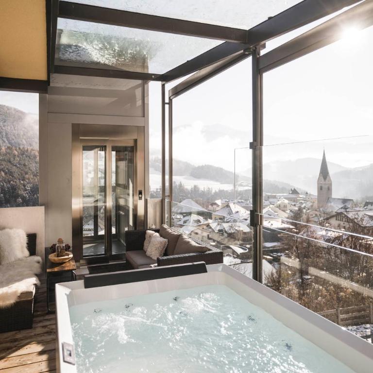 Dolomites Alpin Penthouse, 90qm, privat Sauna - privat Whirlpool - Penthouse-Apartment - 36