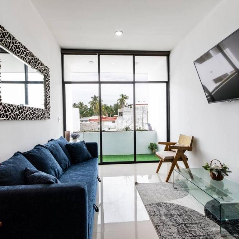 Departamento a 2 minutos de la playa by G P S rentas - One-Bedroom Apartment - 4