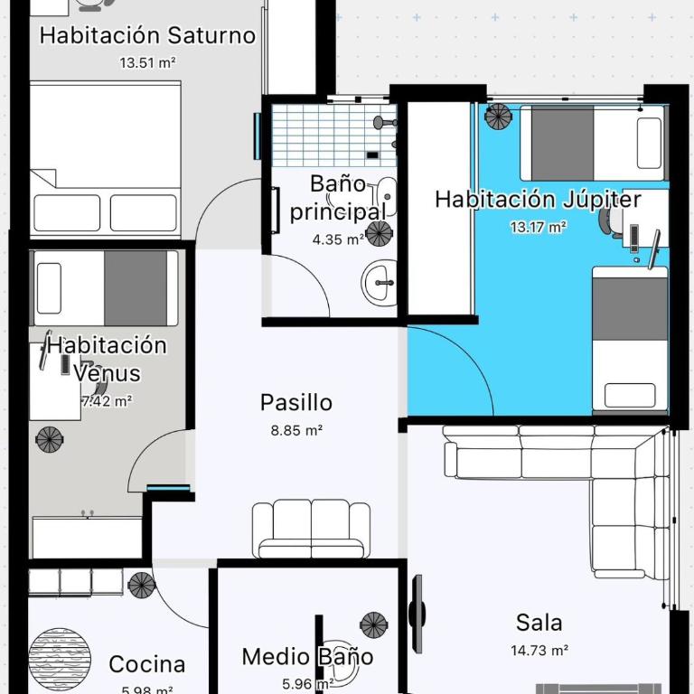 A Habitaciones BMR - Budget Twin Room - 3