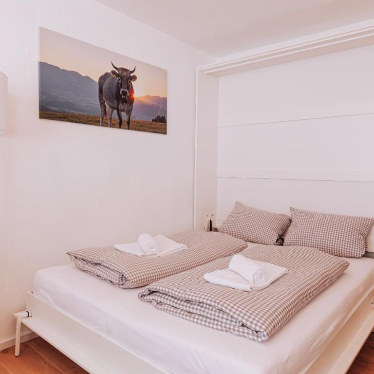 Weideglück-Zentral-Dampfdusche - Deluxe Apartment mit 1 Schlafzimmer und Gartenblick - 8