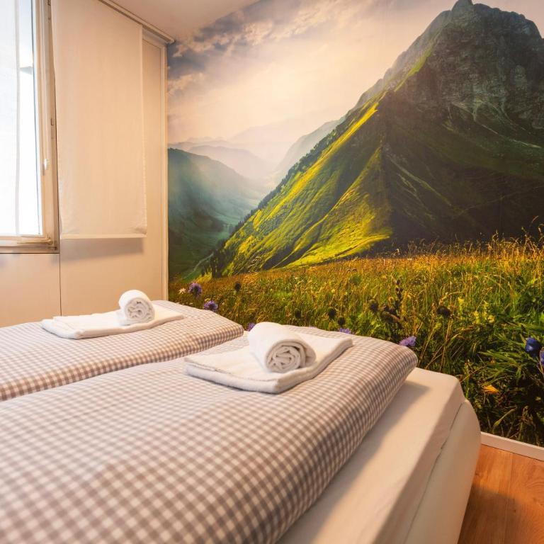 Weideglück-Zentral-Dampfdusche - Deluxe Apartment mit 1 Schlafzimmer und Gartenblick - 3