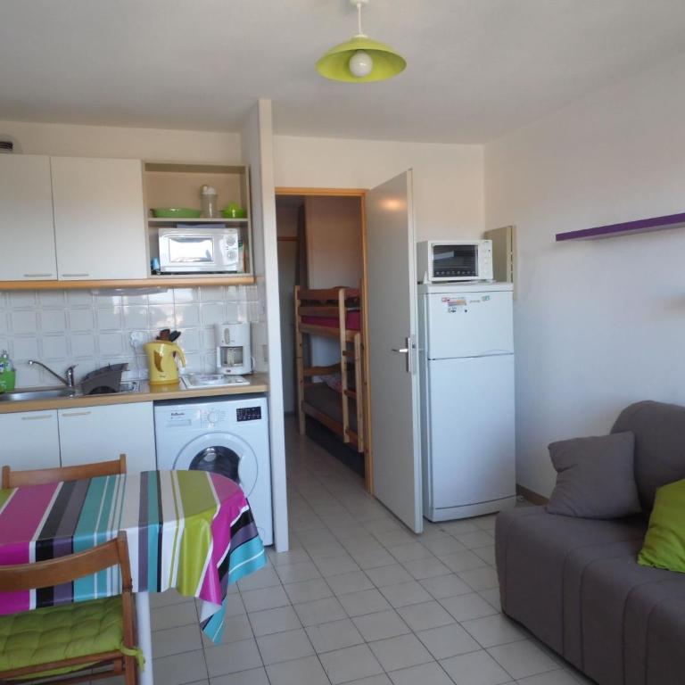 LES CAPITELLES 276 - Studio cabine - Piscine - Clim - plage à 50 m Ref Noga - Appartamento Monolocale con Balcone - 3