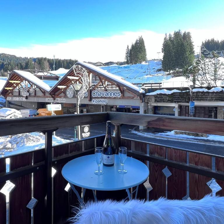 Appartement de charme au pied des pistes, centre des Gets, balcon et terrasse, 2 chambres, Wi-Fi gratuit - FR-1-623-268 - Apartamento (4 adultos) - 10