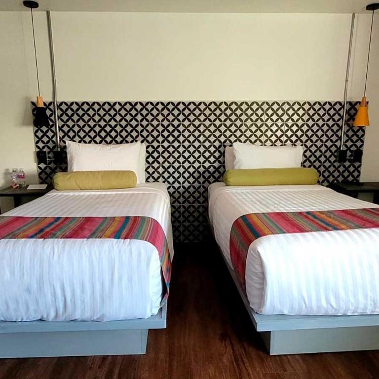 Hotel VIVE MX cuauhtémoc CDMX, Trademark by Wyndham - Family Suite with Two Twin Beds - Non-Smoking - 12
