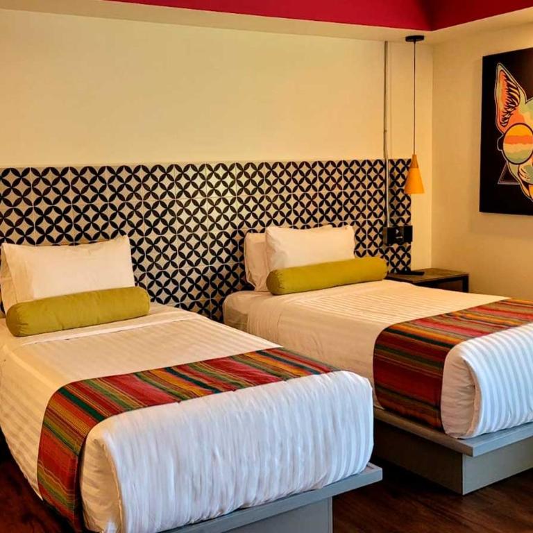 Hotel VIVE MX cuauhtémoc CDMX, Trademark by Wyndham - Family Suite with Two Twin Beds - Non-Smoking - 13