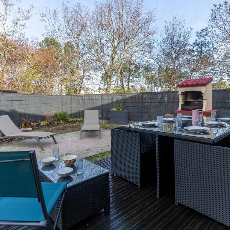 Maison Moderne 3* avec Jardin et Clim à Biscarrosse Bourg - Près des Pistes Cyclables et Plages - FR-1-319-533 - Ferienhaus - 2