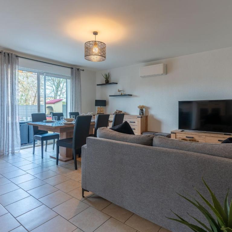 Maison Moderne 3* avec Jardin et Clim à Biscarrosse Bourg - Près des Pistes Cyclables et Plages - FR-1-319-533 - Ferienhaus - 6