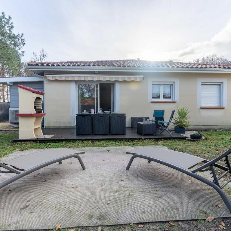 Maison Moderne 3* avec Jardin et Clim à Biscarrosse Bourg - Près des Pistes Cyclables et Plages - FR-1-319-533 - Ferienhaus - 10