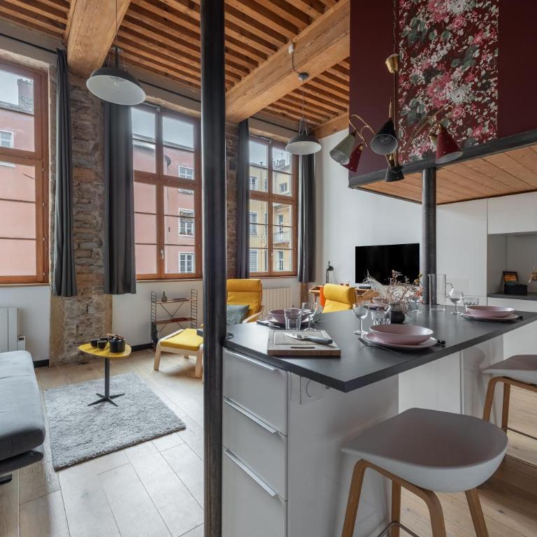 La Bohème - Au coeur de la Croix-Rousse - Appartement 3 Chambres - 2