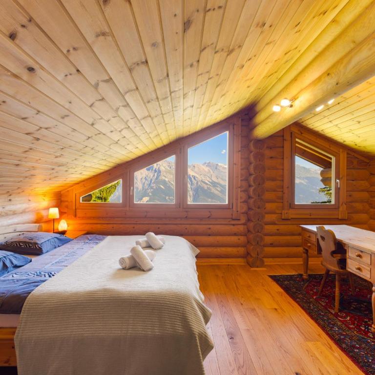 AlpenRose - 8 pers - avec cachet -pres des pistes - Chalet mit 3 Schlafzimmern - 25