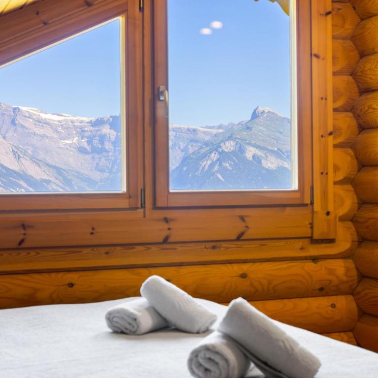 AlpenRose - 8 pers - avec cachet -pres des pistes - Chalet mit 3 Schlafzimmern - 27