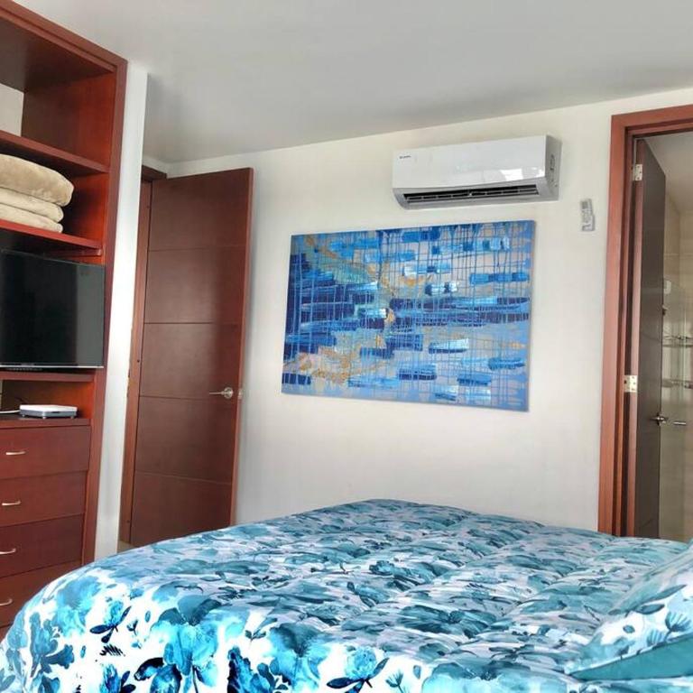 Apto 402 Cartagena frente al mar- edificio Palmetto, piso 4 - Apartamento de 2 dormitorios - 9
