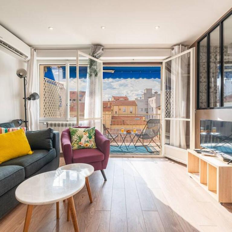 3 VIDAL - Splendide appartement 4 couchage hyper centre de Cannes - Apartamento de 1 dormitorio - 1